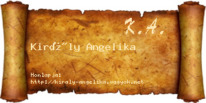 Király Angelika névjegykártya