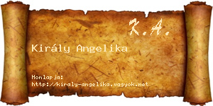 Király Angelika névjegykártya